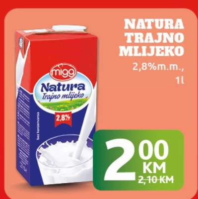 Natura Trajno Mlijeko