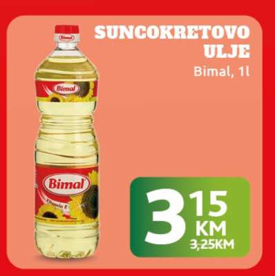 Suncokretovo ulje Bimal