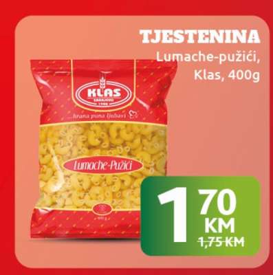 Tjestenina Lumache-pužići