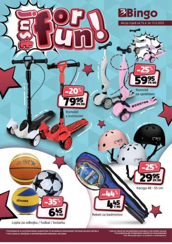Bingo katalog - 16.04.2025. - 15.05.2025.