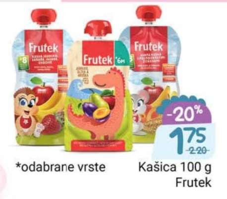 Kašica 100 g Frutek