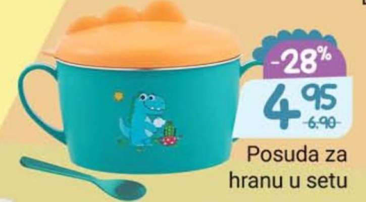 Posuda za hranu u setu