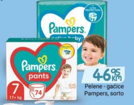 Pampers pelene - gaćice