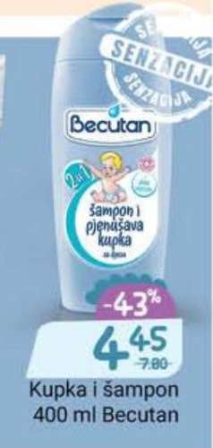 Kupka i šampon 400 ml Becutan