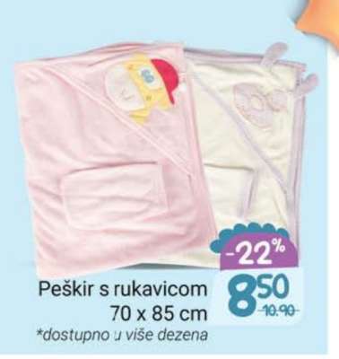 Peškir s rukavicom
