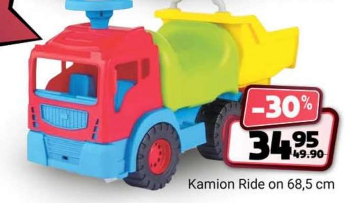 Kamion Ride on 68,5 cm