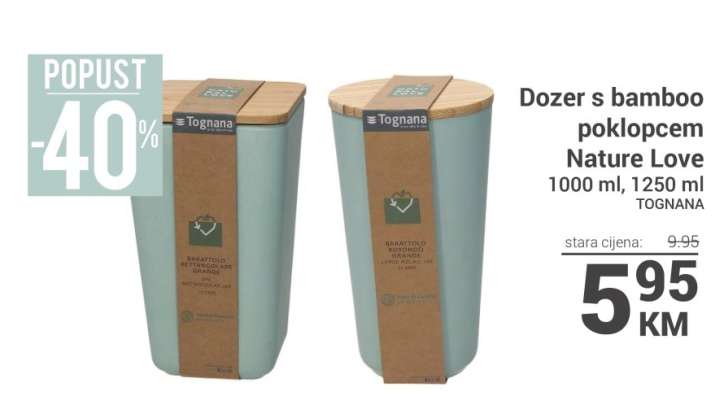 Dozer s bamboo poklopcem Nature Love