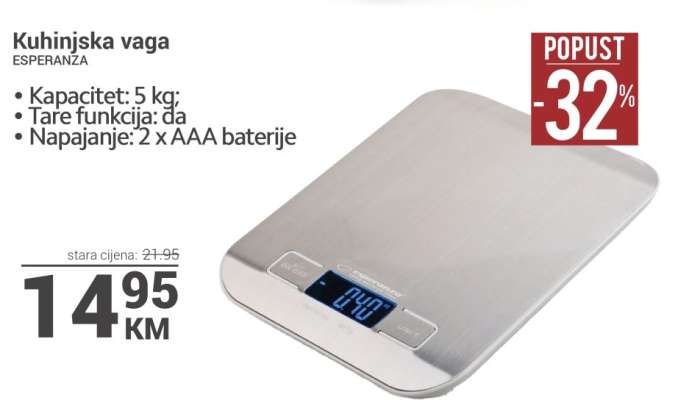 Kuhinjska vaga ESPERANZA