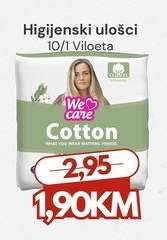 Higijenski ulošci 10/1 Viloeta