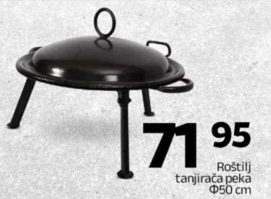 Roštilj tanjirača peka