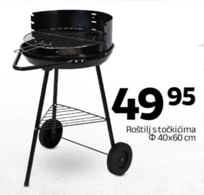 Roštilj s točkićima
