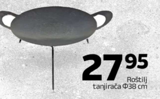 Roštilj tanjirača Φ38 cm