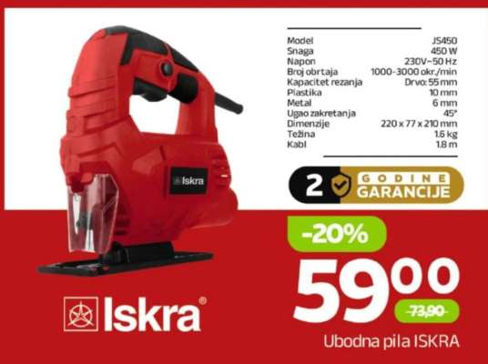 Ubodna pila ISKRA