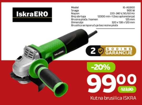 Kutna brusilica ISKRA