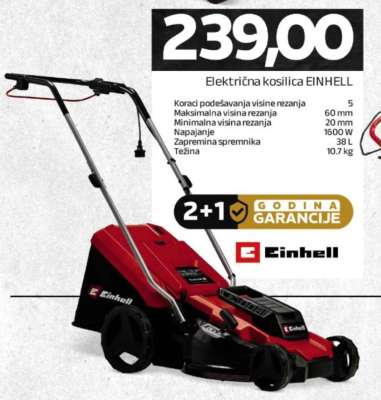 Električna kosilica Einhell