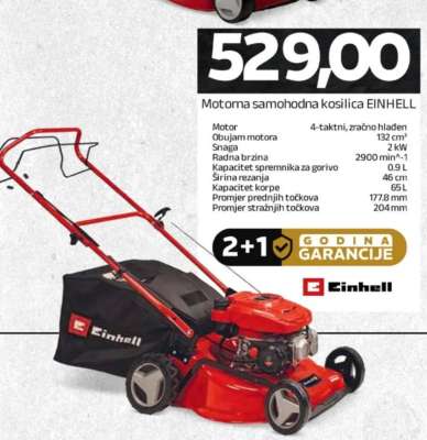 Motorna samohodna kosilica EINHELL