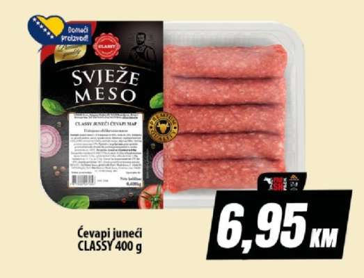 Ćevapi juneći CLASSY 400 g