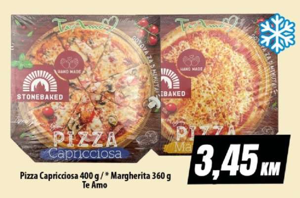 Pizza Capricciosa 400 g / * Margherita 360 g