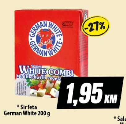 Sir feta German White 200 g