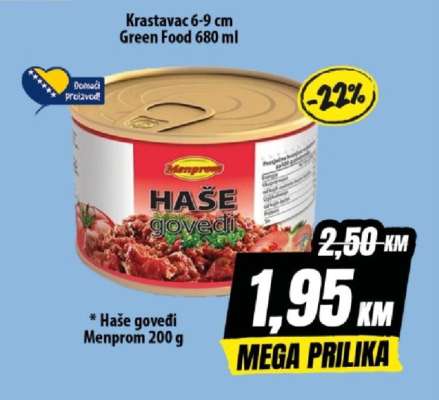 Haše goveđi Menprom