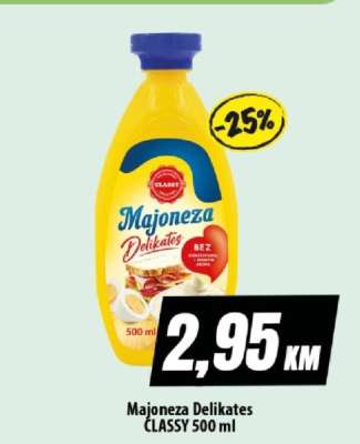 Majoneza Delikates CLASSY 500 ml