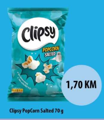 Clipsy PopCorn Salted 70 g