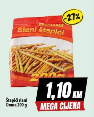 Štapići slani Doma 200 g