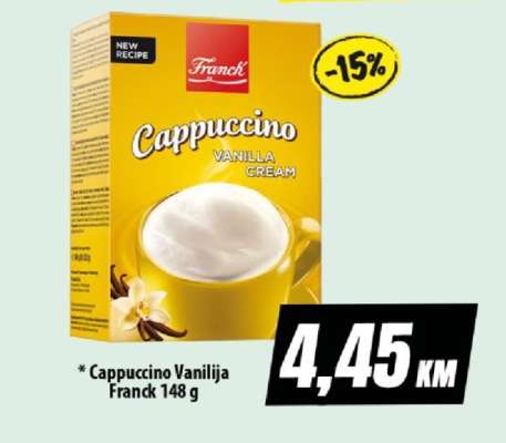 Cappuccino Vanilija Franck 148 g