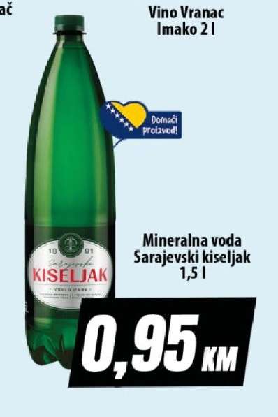 Mineralna voda Sarajevski kiseljak