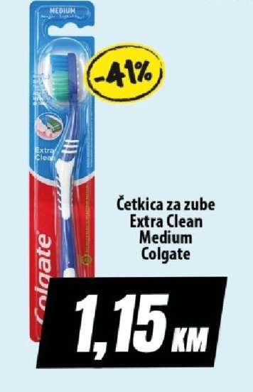 Četkica za zube Extra clean medium, Colgate