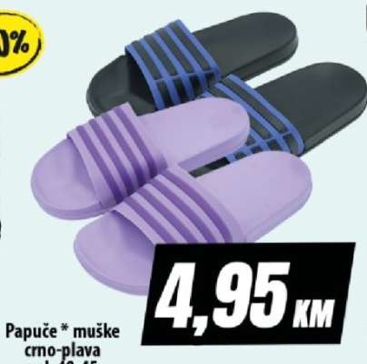 Papuče * muške crno-plava