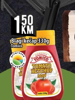 Tomico Blagi kečap 330g