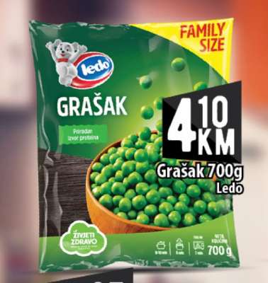 Grašak 700g Ledo