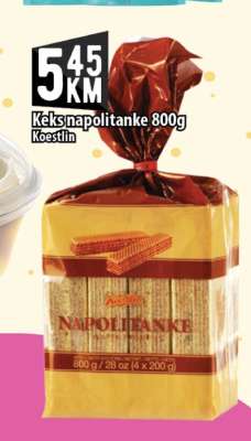 Keks napolitanke 800g