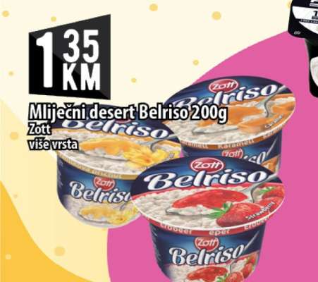 Mliječni desert Belriso 200g