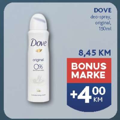 DOVE deo-spray, original, 150ml