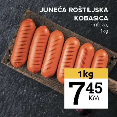 Juneća roštiljska kobasica