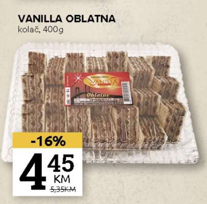 VANILLA OBLATNA