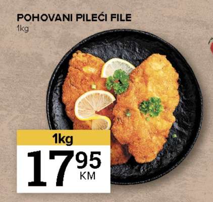 Pohovani pileći file