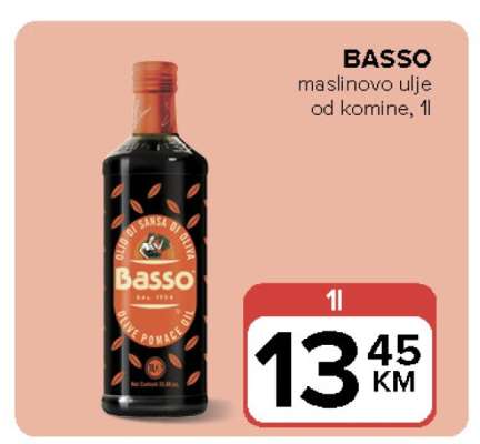 BASSO maslinovo ulje od komine