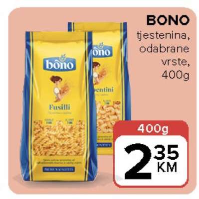BONO tjestenina