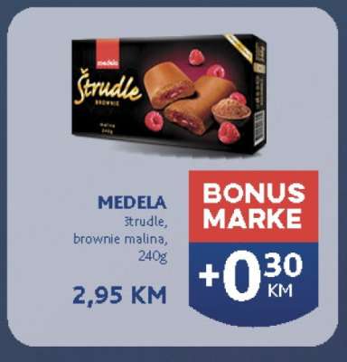 MEDELA štrudle brownie malina