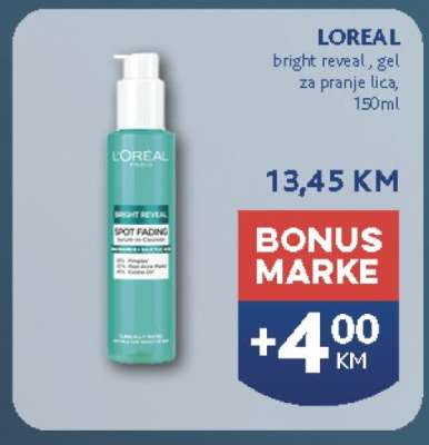 LOREAL bright reveal gel