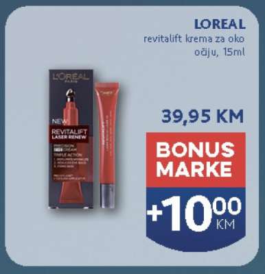 LOREAL Revitalift krema za oko
