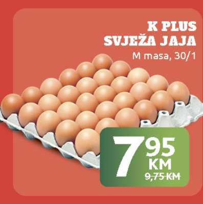 K PLUS SVJEŽA JAJA