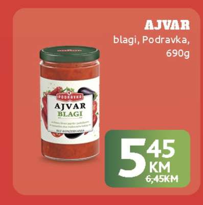 AJVAR blagi, Podravka, 690g