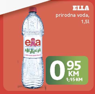 ELLA prirodna voda, 1.5l
