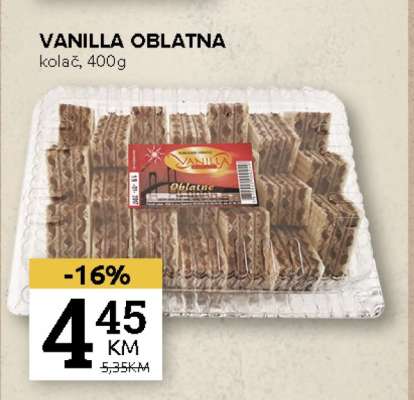 VANILLA OBLATNA