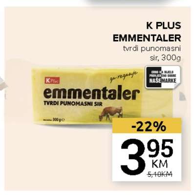 K PLUS Emmentaler