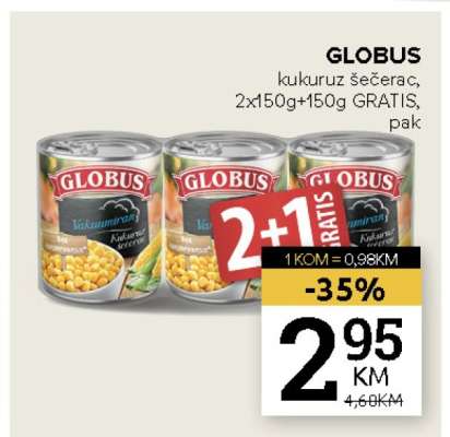 GLOBUS kukuruz šećerac